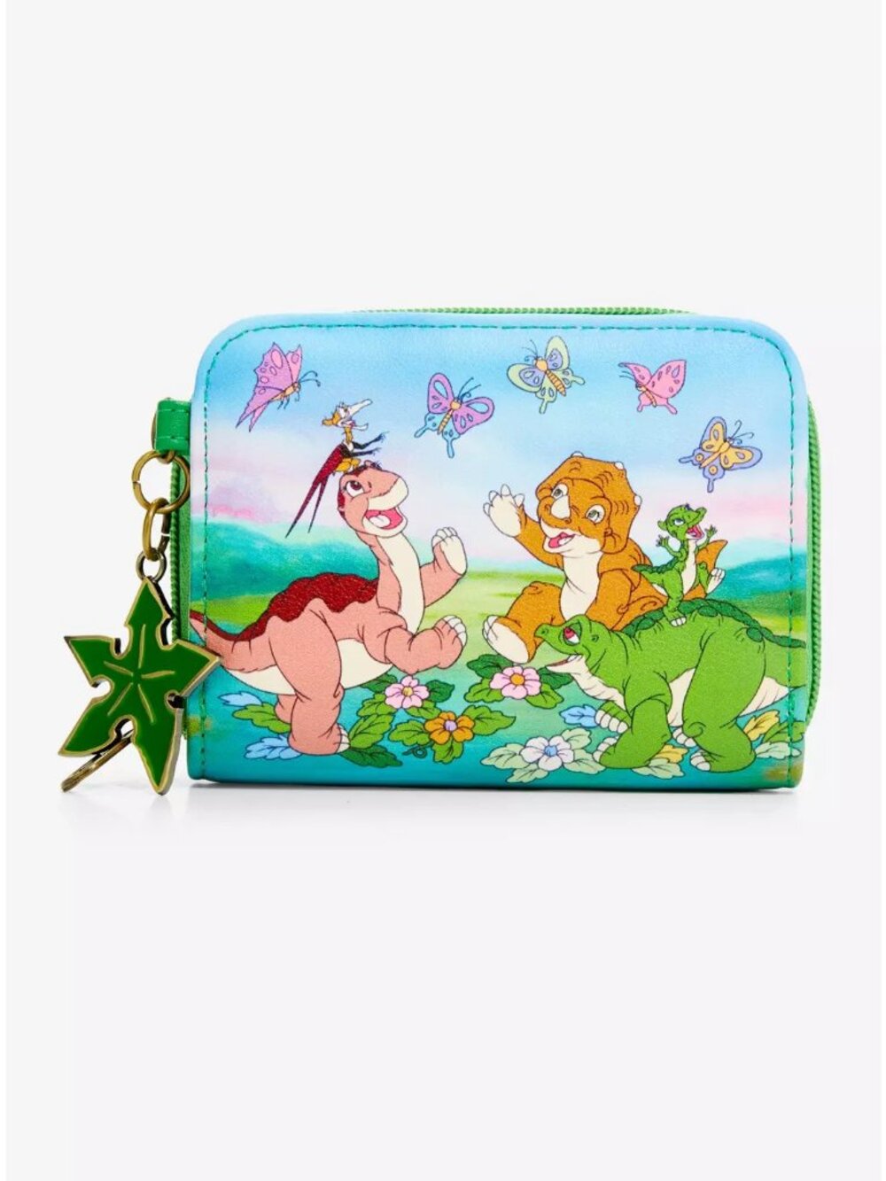 Land Before Time Wallet Littlefoot Cera Ducky Petrie Spike Group Snap Zip New